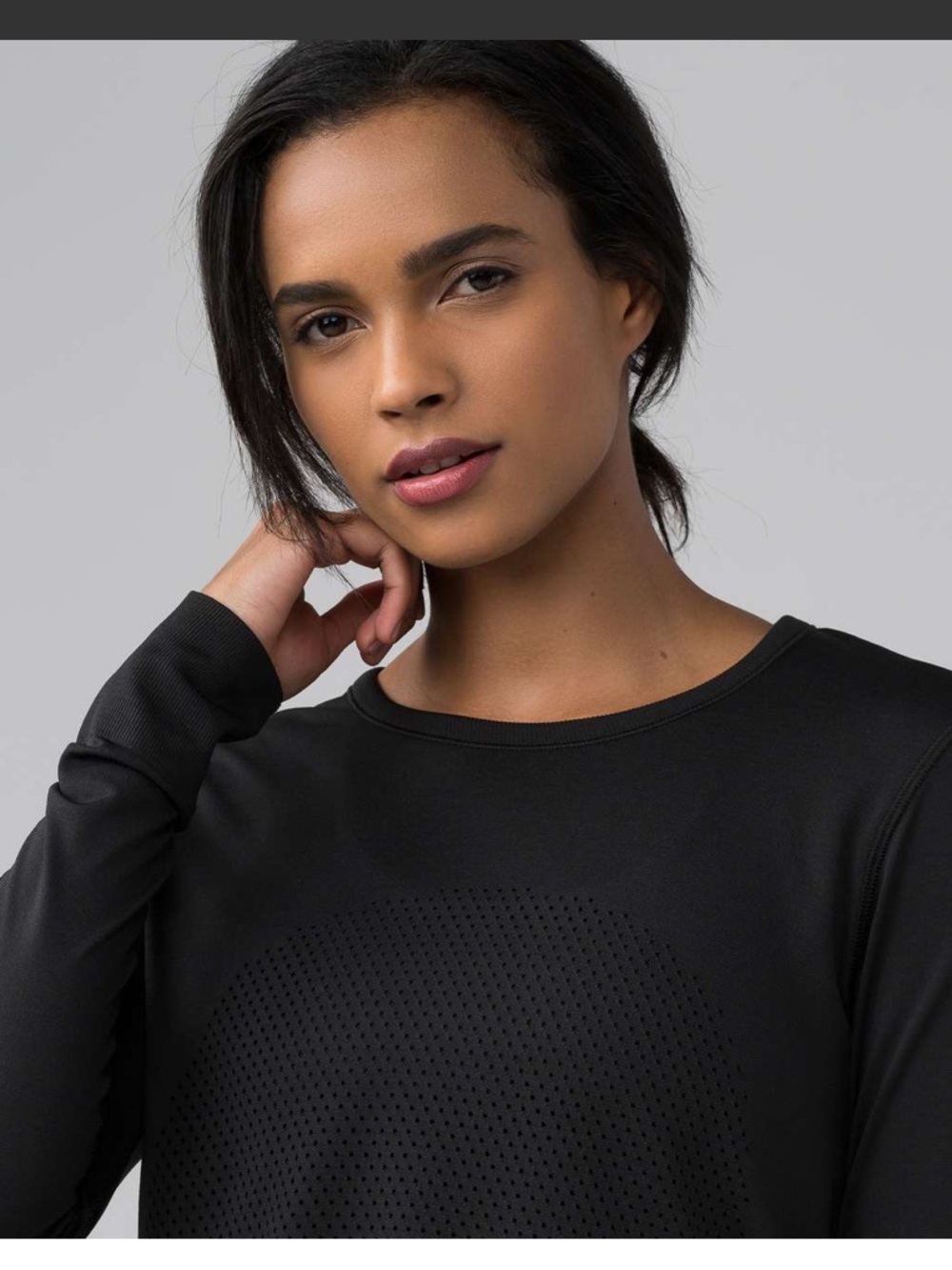 Lululemon- Sz 10- Breeze By Long Sleeve- Black- Relaxed Fit